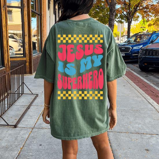 Jesus is My Superhero Retro Shirt Jesus is My Superhero Retro Shirt