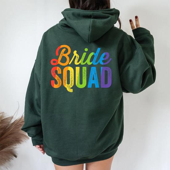 Bride Squad Shirt - Lgbt Pride Rainbow Flag Bachelorette Bride Squad Shirt - Lgbt Pride Rainbow Flag Bachelorette