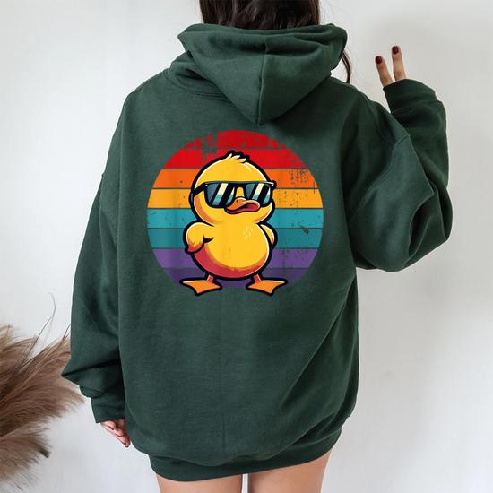 Cool Retro Yellow Duck In Sunglasses 70S 80S 90S Duck Women