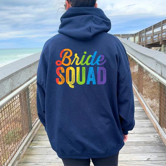Bride Squad Shirt - Lgbt Pride Rainbow Flag Bachelorette Bride Squad Shirt - Lgbt Pride Rainbow Flag Bachelorette