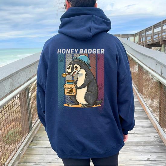 Honey badger hoodie hot sale