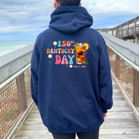 Groovy It's Derby 150 Yall Horse Racing 150Th Derby Day Women Oversized  Hoodie Back Print | Seseable CA