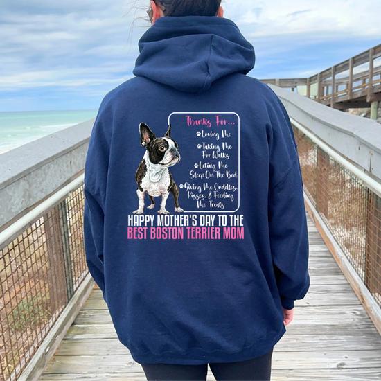 Boston terrier hoodies hotsell