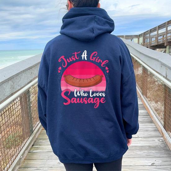 Meat print hoodie clearance