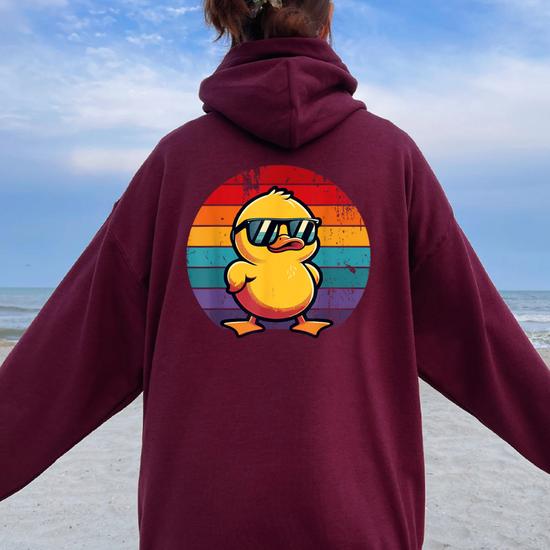 トップス 80's vintage duck comical sweat Vintage 1980s duck cartoon - Gem