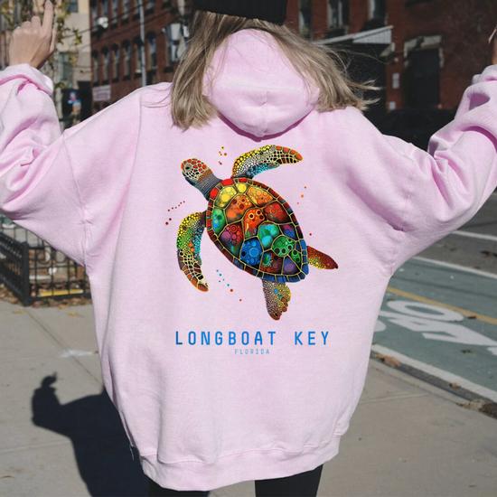 Women's vintage tribal print long sleeve hoodie 2025