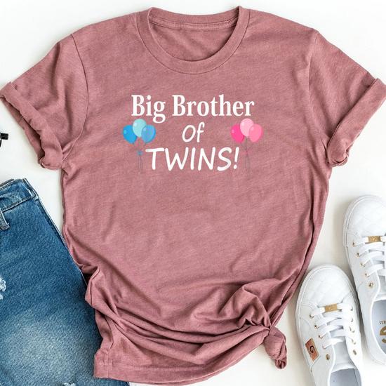 Big Brother Of Boy And Girl Twins Sibling Shirt Big Brother Of Boy And Girl Twins Sibling Shirt